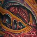 Schulter Biomechanisch tattoo von Tattoo by Roman
