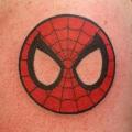 Shoulder Spiderman tattoo by Spilled Ink Tattoo
