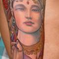 Shoulder Arm Religious tattoo by Henrik Tattoo
