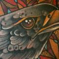 tatuaje New School Mano Águila por Mitch Allenden
