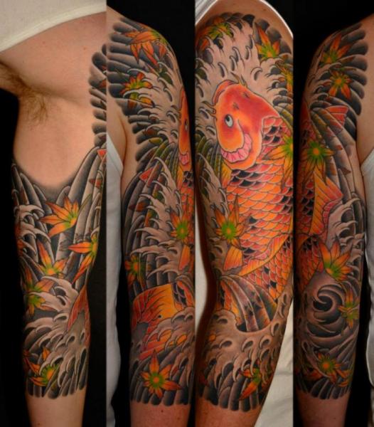 Tatuaggio Carpa Koi Immagini e Significato  Ligera Ink