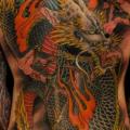 Japanese Back Dragon Butt tattoo by The Sailors Grave