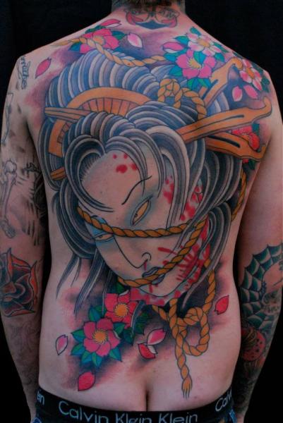 Japanese Back Samurai Tattoo by The Sailors Grave