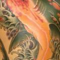 Japanische Rücken Hai tattoo von The Sailors Grave