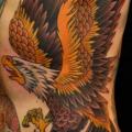 Old School Side Eagle tattoo by The Sailors Grave