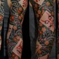 Japanese Sleeve tattoo by The Sailors Grave