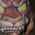 tatuaje Japoneses Mano Tigre por Victor Chil