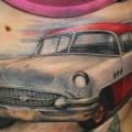 Realistic Side Car tattoo by Victor Chil