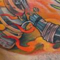 Seite Tattoo Maschine tattoo von Victor Chil