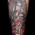 tatuaje Brazo Religioso por Fatink Tattoo