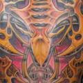 Biomechanisch Rücken tattoo von Fatink Tattoo