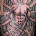 Shoulder Fantasy Angel tattoo by Fatink Tattoo