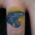 Old School Finger Panther tattoo by Power Tattoo Company