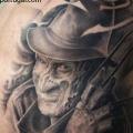 tatuaje Fantasy Lado Freddy Krueger por Victor Portugal
