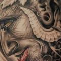 Fantasie Seite Monster Blut tattoo von Victor Portugal