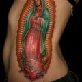 Side Religious tattoo by Salt Water Tattoo