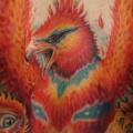 Fantasy Back Phoenix tattoo by Steel City Tattoo