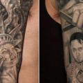 Fantasy Sleeve tattoo by Steel City Tattoo