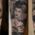 Arm Japanische Frauen tattoo von Dark Raptor Tattoo