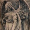 Fantasy Side Angel tattoo by Dark Raptor Tattoo