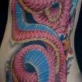 Side Japanese Dragon tattoo by Tim Mc Evoy