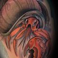 tatuaje Brazo Fantasy Cangrejo por Sketchy Lawyer