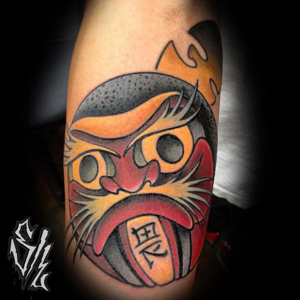 Arm Old School Japanese Tattoo by Sketchy Lawyer