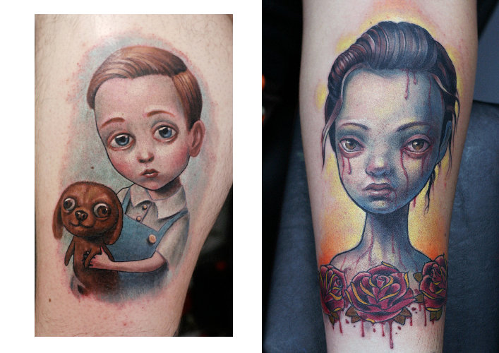 Arm Fantasy Character Tattoo by Darwin Enriquez