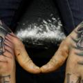 New School Hand Männer Hut tattoo von Mike Stocklings