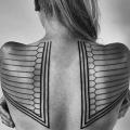 Rücken Tribal Geometrisch tattoo von 2 Spirit Tattoo