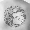 tatuaje Espalda Geométrico por 2 Spirit Tattoo
