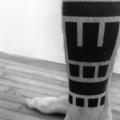 Leg Tribal tattoo by 2 Spirit Tattoo