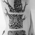 Side Tribal Tree tattoo by 2 Spirit Tattoo