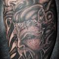 tatuaje Brazo Fantasy Sirena por 3 Lions Tattoo