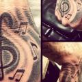 tatuaggio Mano Musica di 3 Lions Tattoo