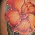 Realistic Flower tattoo by 3 Lions Tattoo
