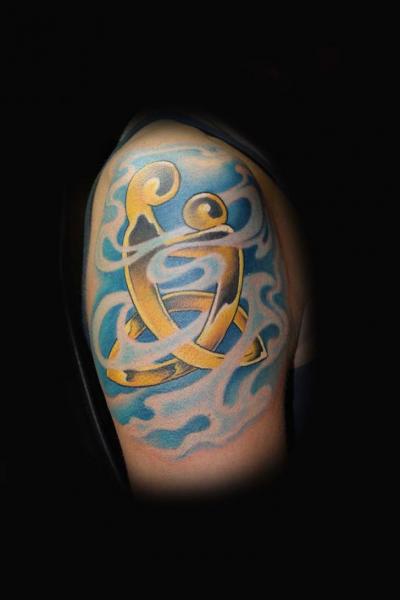 Tatuaggio Spalla Fantasy di 3 Lions Tattoo