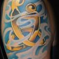 Shoulder Fantasy tattoo by 3 Lions Tattoo