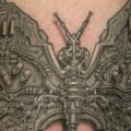 Schulter Fantasie Schmetterling tattoo von Anil Gupta