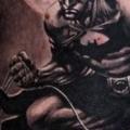 Schulter Fantasie Batman tattoo von Remis Tatooo