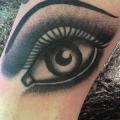 Arm Eye tattoo by Sarah Carter