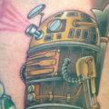 Arm Fantasy Robot tattoo by Bearcat Tattoo