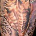 Arm Realistic Shell tattoo by Bearcat Tattoo
