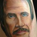 tatuaje Retrato Realista por Bearcat Tattoo