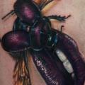 Arm Scrabble Mund tattoo von Rich Pineda Tattoo