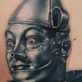 tatuaje Fantasy Espalda Robot por Rich Pineda Tattoo