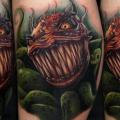 Fantasie Waden Fisch tattoo von Rich Pineda Tattoo