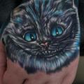 Fantasy Hand Cat tattoo by Rich Pineda Tattoo
