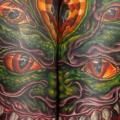 tatuaje Brazo Fantasy Demonio por Tim Kerr