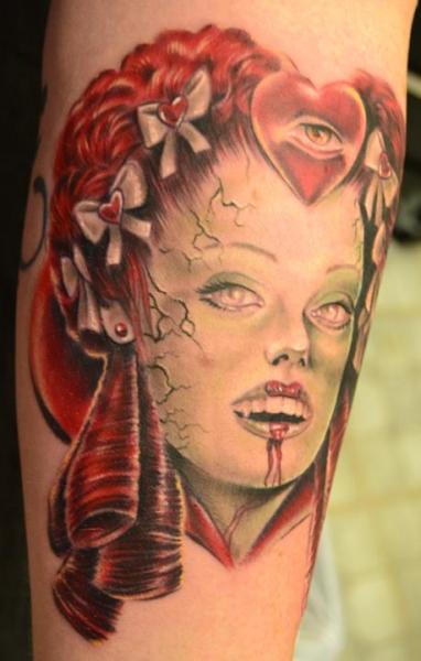 Arm Fantasy Vampire Tattoo by Heather Maranda